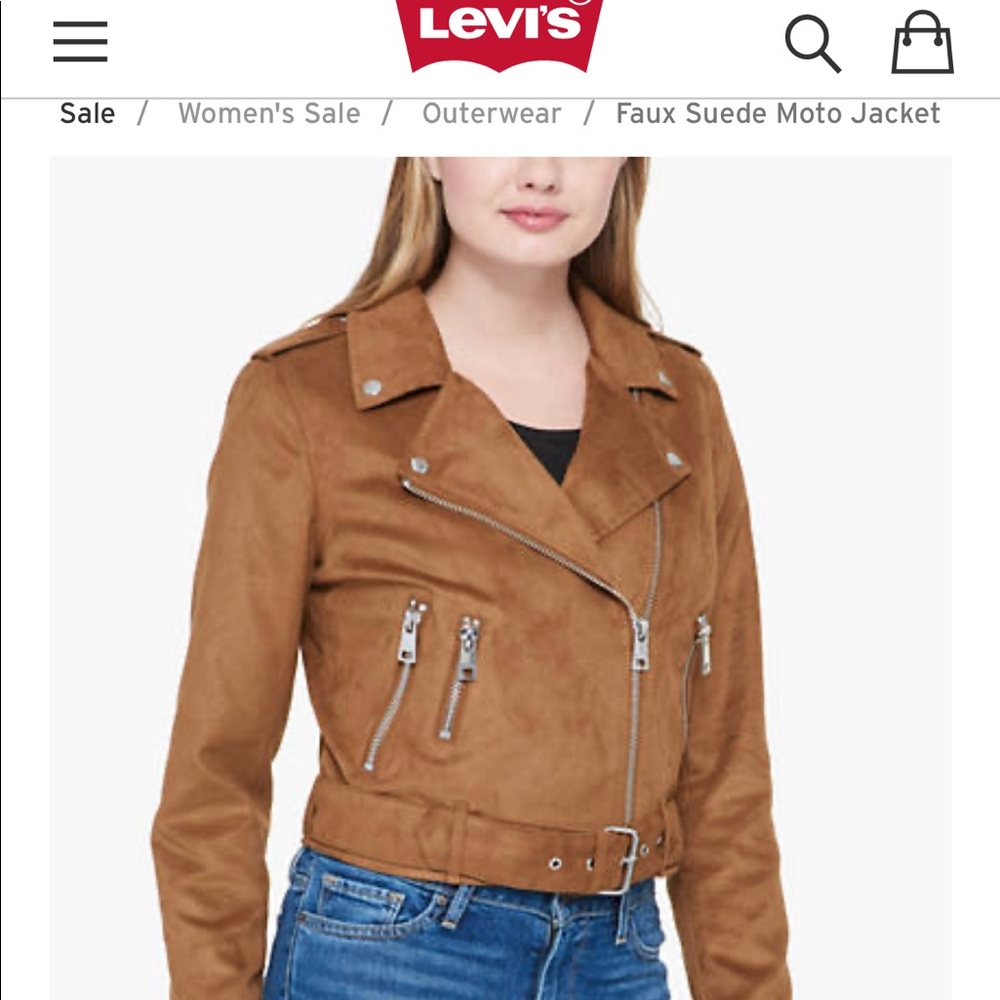 ❌SOLD❌ Levi's® Faux Suede Motorcycle